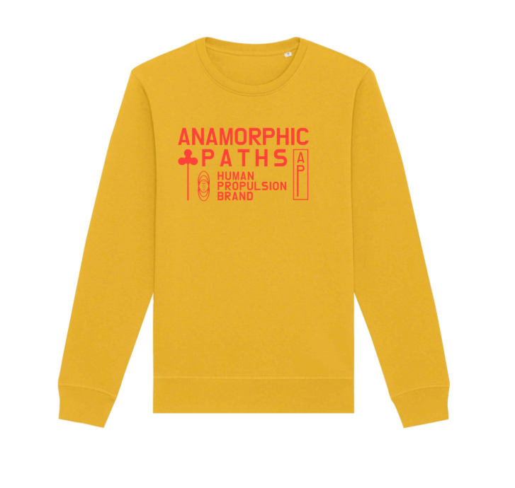 Anamorphic Sweatshirt Mustard