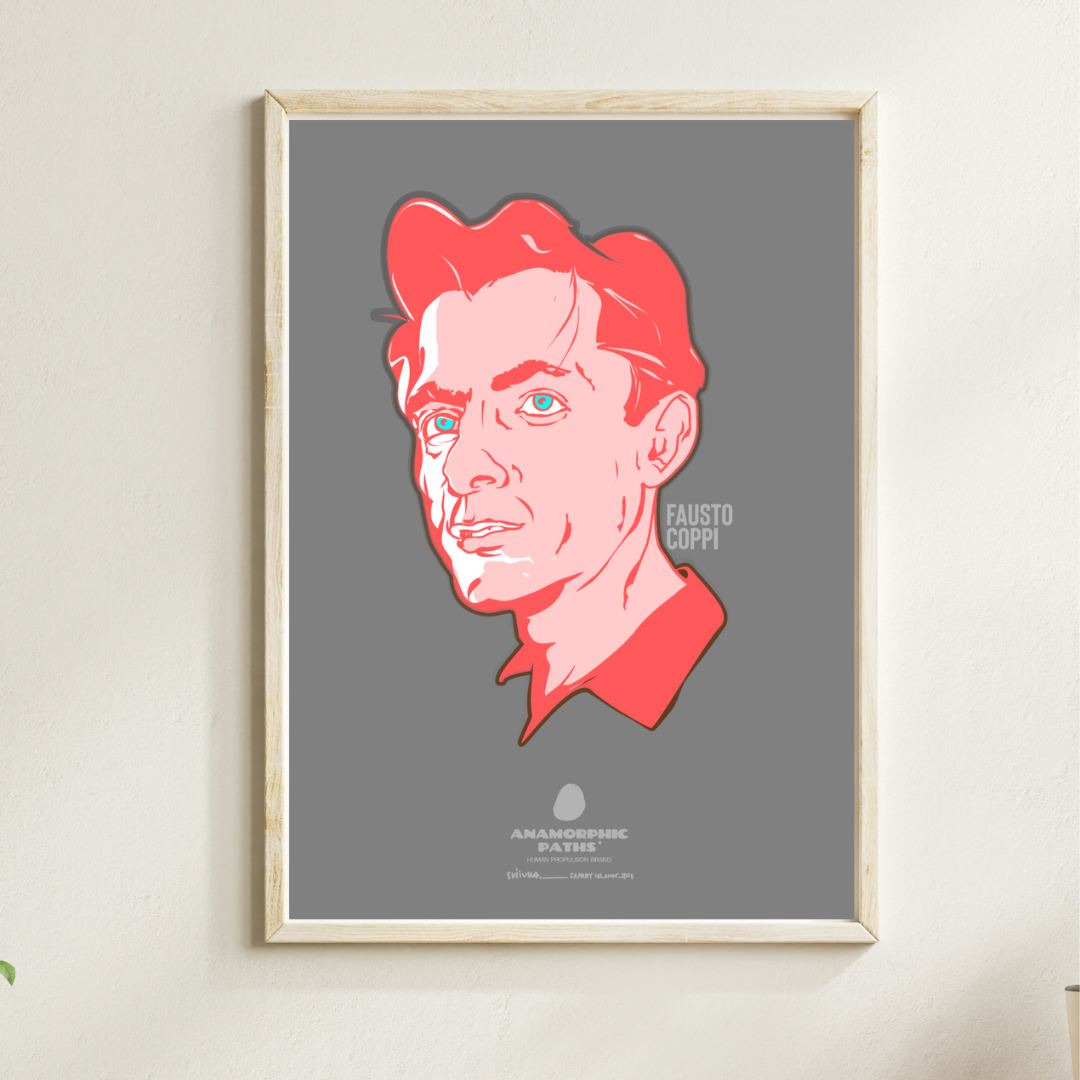 Fausto - Cycling Art print