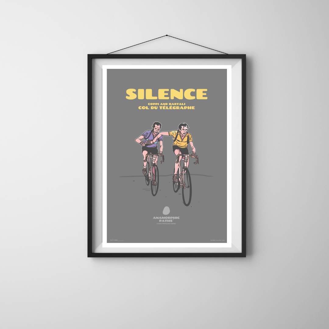 Silence - Cycling Art print